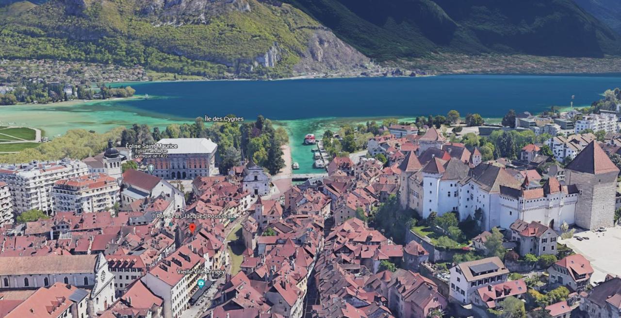 Le Canal - Nice Studio On The Venice Of The Alps อานซี ภายนอก รูปภาพ